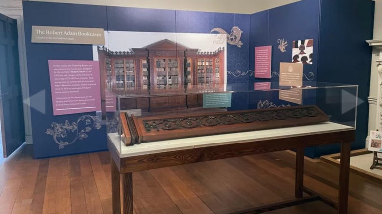 Robert Adam Bookcase display